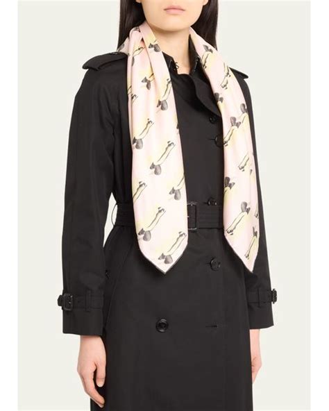 burberry duck scarf